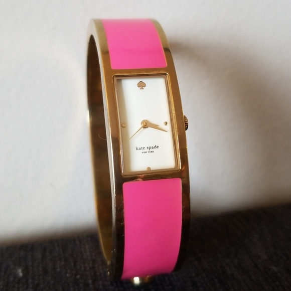 Michael Kors Accessories - Kate spade watch with bag . Tickled pink clasp